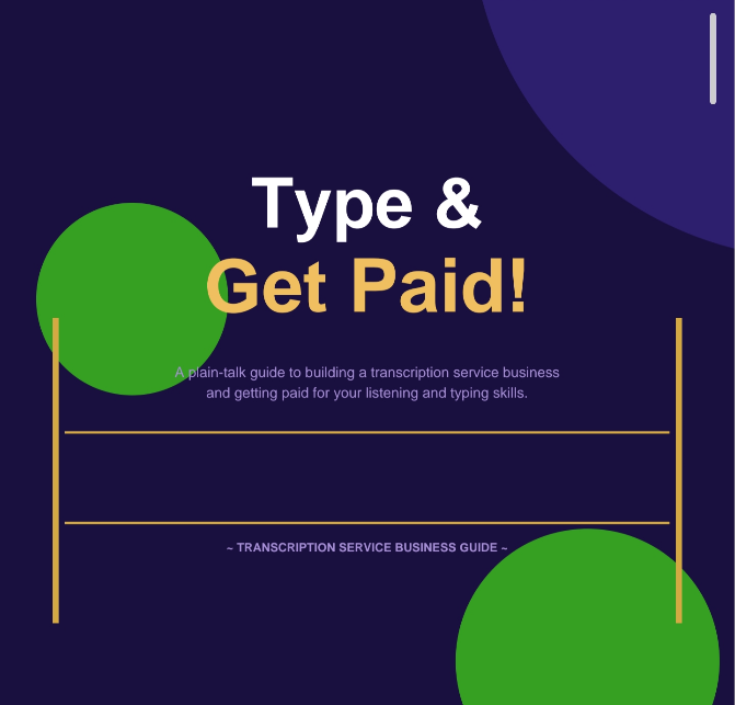 10 Chapters on how to start a Typing Business!